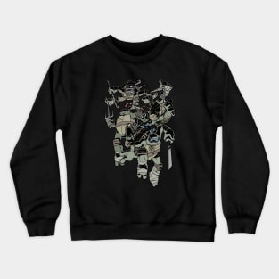 Newsprint Ninja Turtles Crewneck Sweatshirt